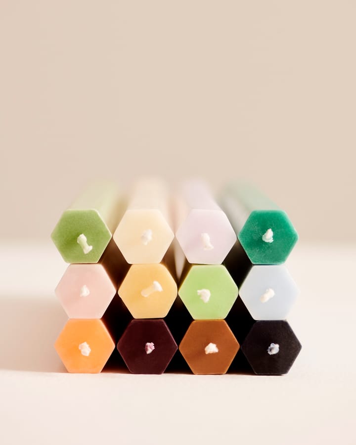 Velas Hexagon Candle, 4 un. - Fresh - HAY