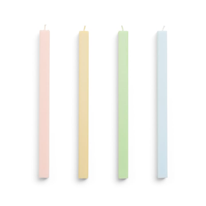 Velas Square Candle, 4 un. - Fresh - HAY