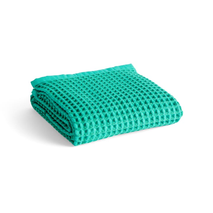 Waffle toalha de banho 70x140 cm - Verde esmeralda - HAY