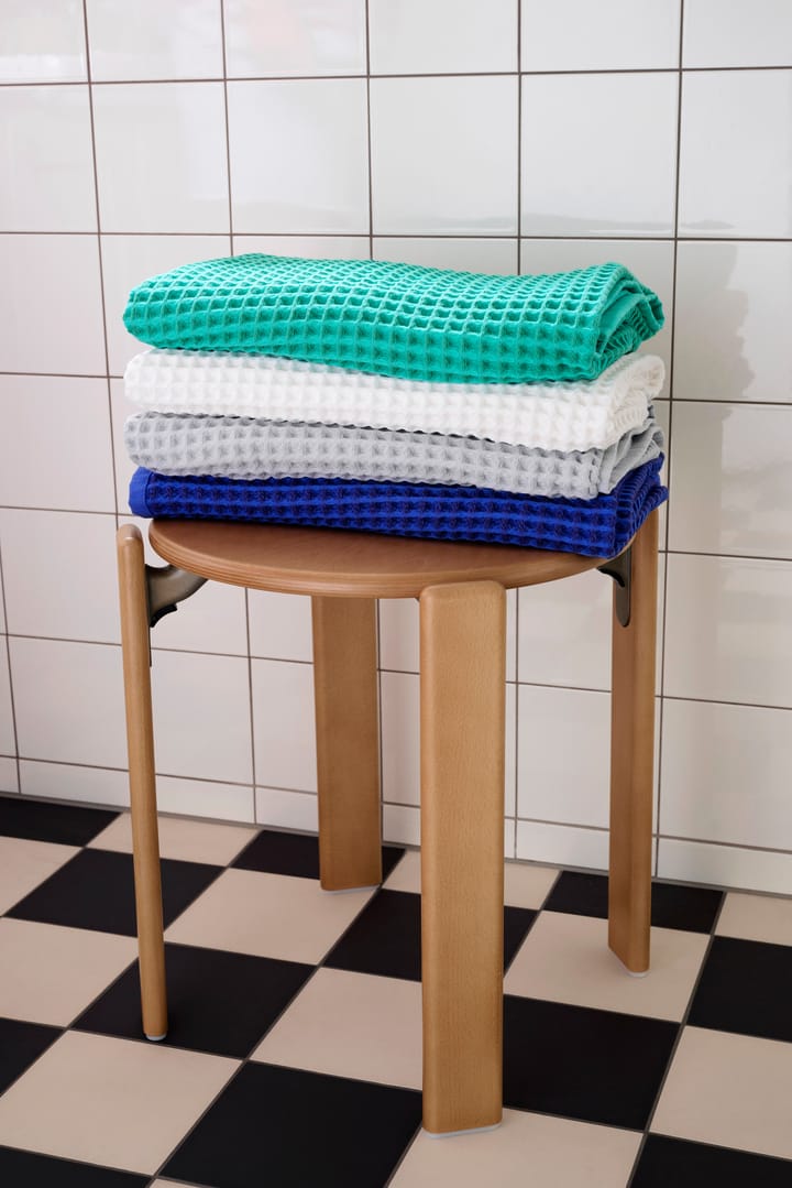 Waffle toalha de banho 70x140 cm - Verde esmeralda - HAY