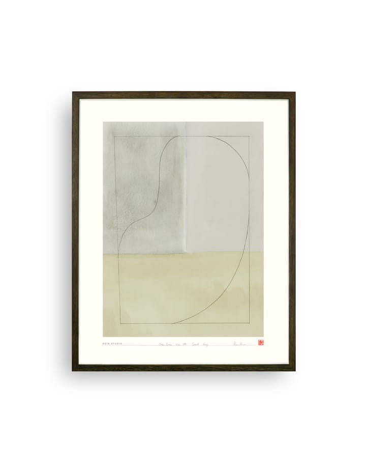Poster One Line 40x50 cm - No 04  - Hein Studio