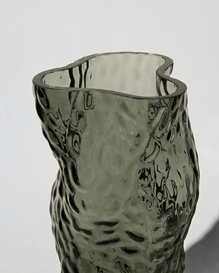 Vaso 30 cm Ostrea Rock , Azul Midnight  Hein Studio