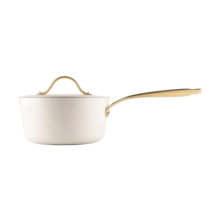 Caçarola com tampa Heirol Royal Pearl Ø18 cm - Branco-dourado - Heirol