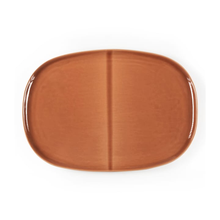 Heirol x Nosse Svelte prato oval 30 cm - Terracota - Heirol