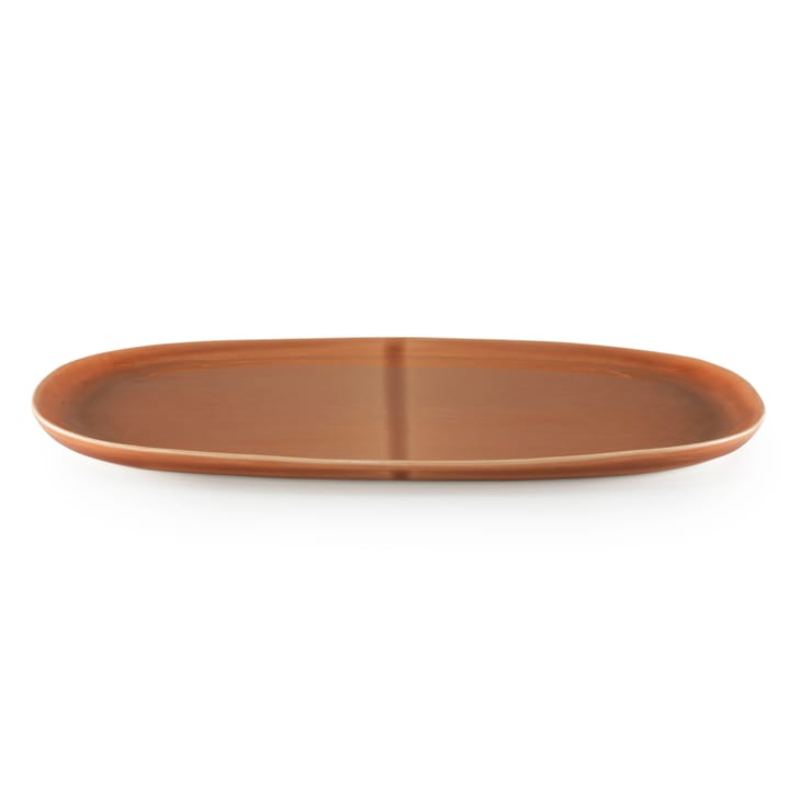 Heirol x Nosse Svelte prato oval 30 cm, Terracota Heirol