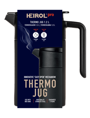 Jarra térmica Heirol 1,2 l - Preto - Heirol