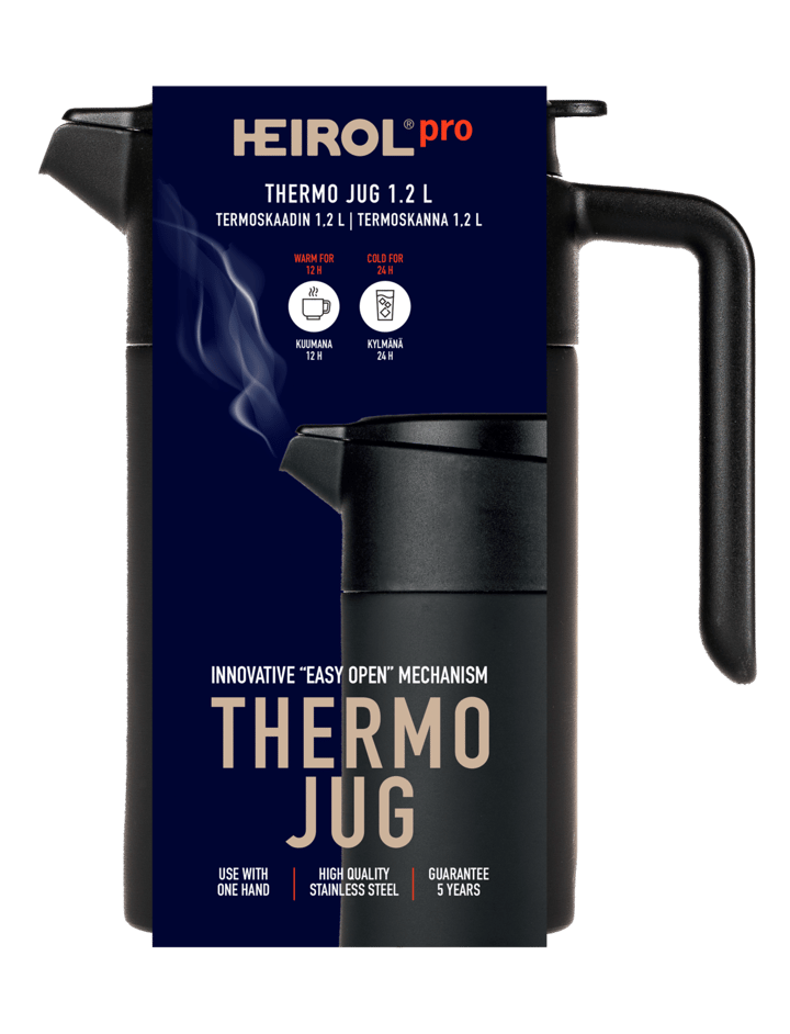 Jarra térmica Heirol 1,2 l, Preto Heirol