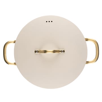 Panela com tampa Heirol Royal Pearl Ø28 cm - Branco-dourado - Heirol