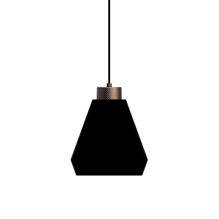 Candeeiro suspenso médio Edge - Preto mate-bronze - Herstal