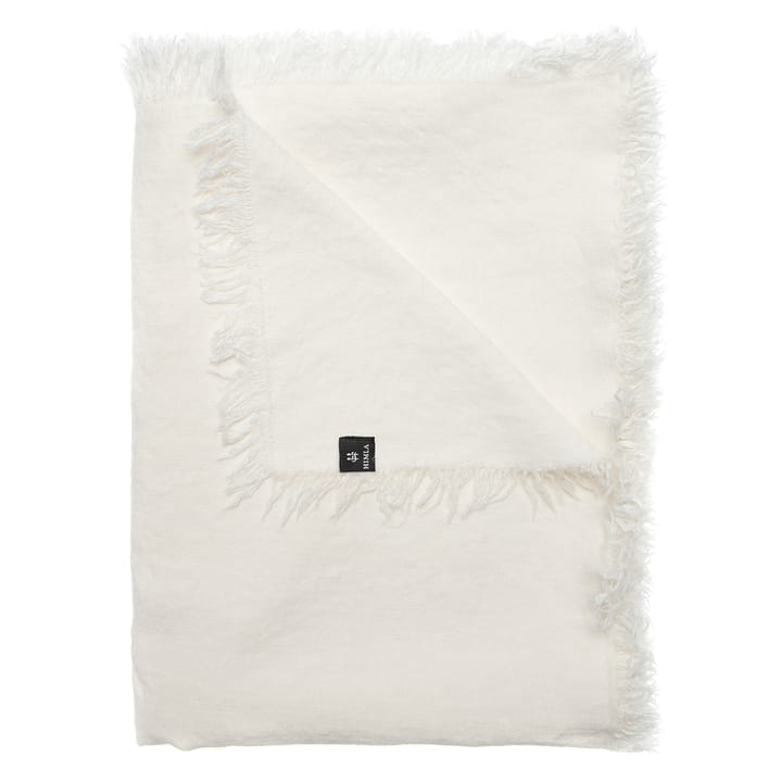 Manta de linho Merlin 130x170 cm - off-white (branco) - Himla