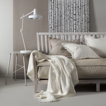 Manta de linho Merlin 130x170 cm - off-white (branco) - Himla