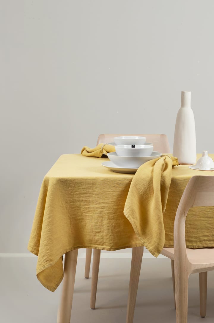 Toalha de mesa Sunshine 145x250 cm - Honey (amarelo) - Himla