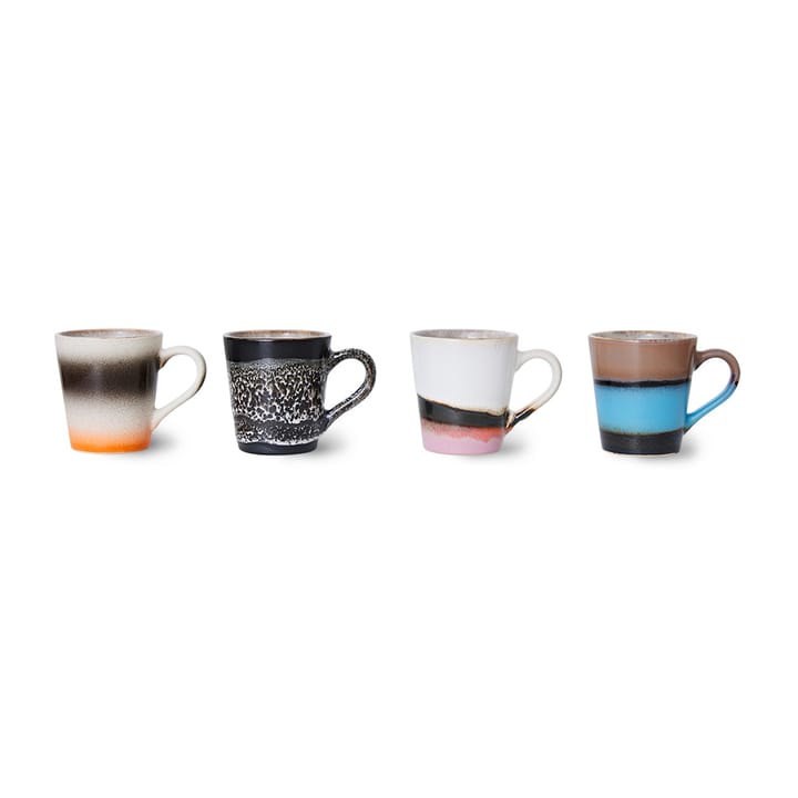 70's espresso caneca lote de 4 - Funky - HKliving