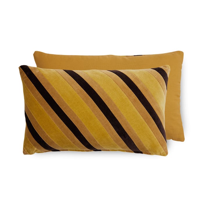 Almofada de veludo Striped 30x50 cm - Honey - HKliving