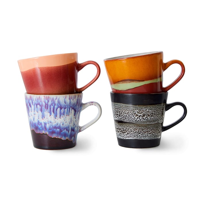 Caneca 70's americano 26 cl 4 un. - Friction - HKliving