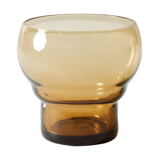 Copo Bulb 70's 27 cl, 4 un. - Amber - HKliving