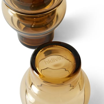 Copo Bulb 70's 27 cl, 4 un. - Amber - HKliving