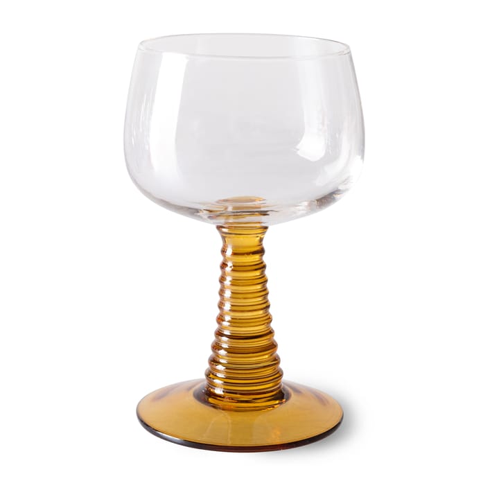 Copo de vinho alto Swirl - Ocre - HKliving