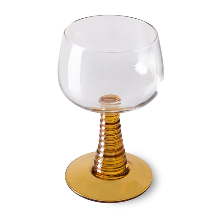 Copo de vinho alto Swirl - Ocre - HKliving