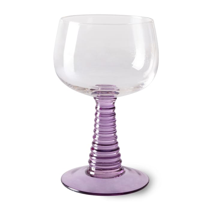 Copo de vinho alto Swirl - Roxo - HKliving