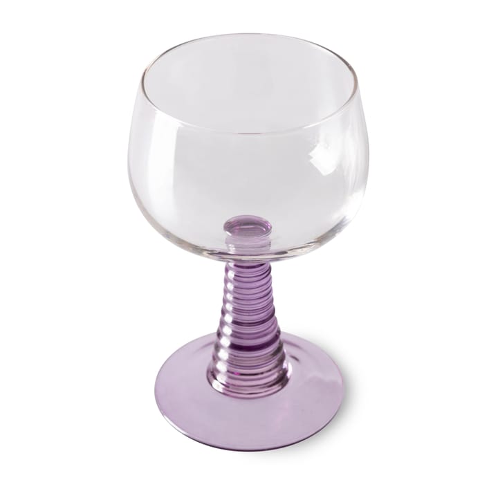 Copo de vinho alto Swirl - Roxo - HKliving