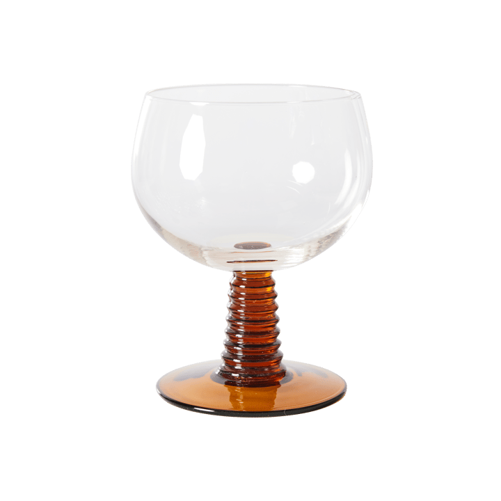 Copo de vinho baixo Swirl - Ocre - HKliving