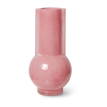 HK Living vaso de vidro 25 cm - Flamingo pink - HKliving