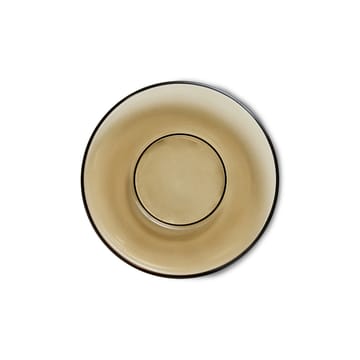 Pires de café 70's glassware Ø10,6 cm 4 unid. - Mud brown - HKliving