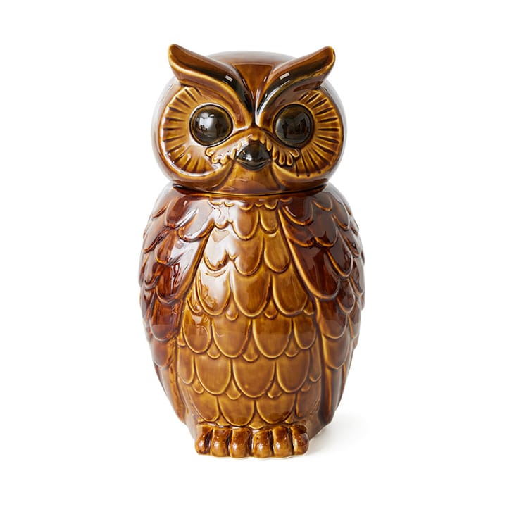 Pote de cerâmica Owl - Roasted - HKliving