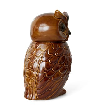 Pote de cerâmica Owl - Roasted - HKliving