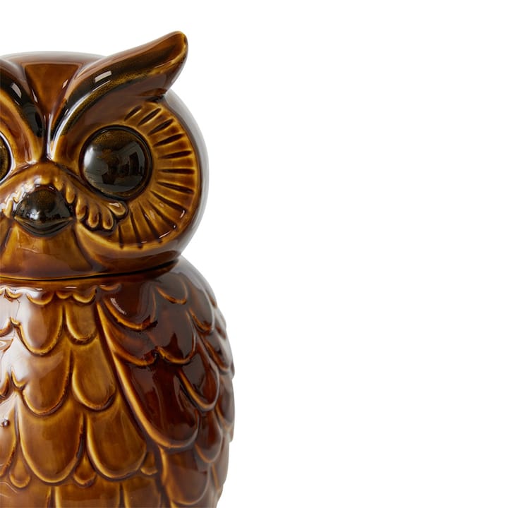 Pote de cerâmica Owl - Roasted - HKliving