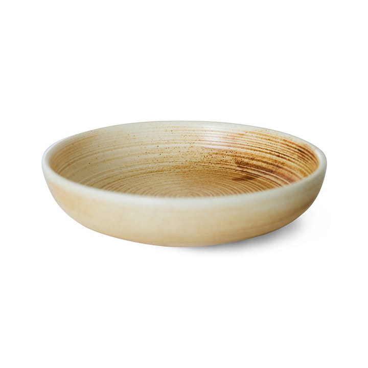 Prato fundo Home Chef Ø19,3 cm - Creme-marrom rustico - HKliving