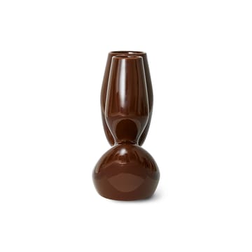 Vaso Ceramic Organic large 25 cm - Espresso - HKliving