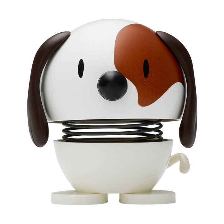 Figura Cachorro Hoptimista 6,9 cm  - Branco - Hoptimist