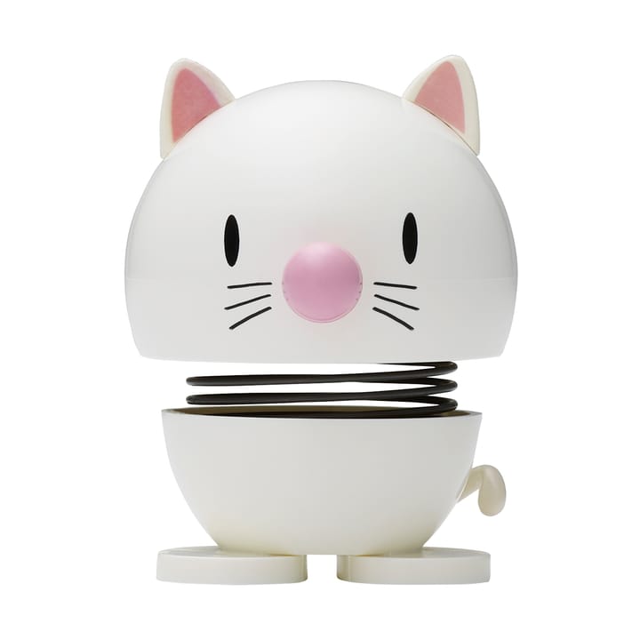 Figura gato Hoptimista 7,3 cm - Branco - Hoptimist