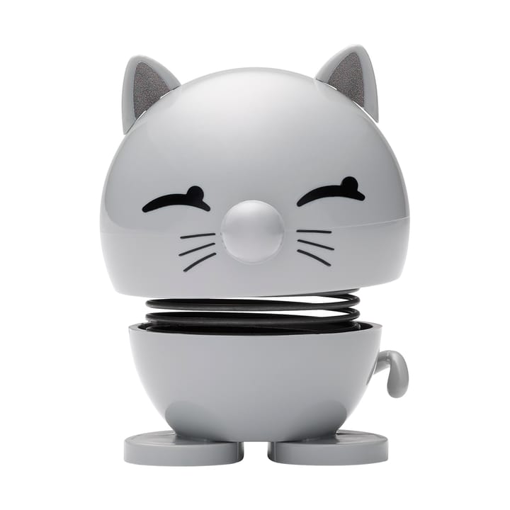 Figura gato Hoptimista 7,3 cm - cinzento claro  - Hoptimist