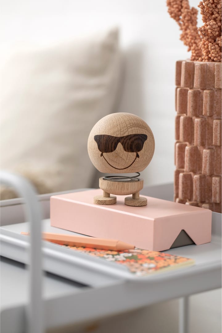 Figura Hoptimist Smiley Cool M - Raw oak - Hoptimist