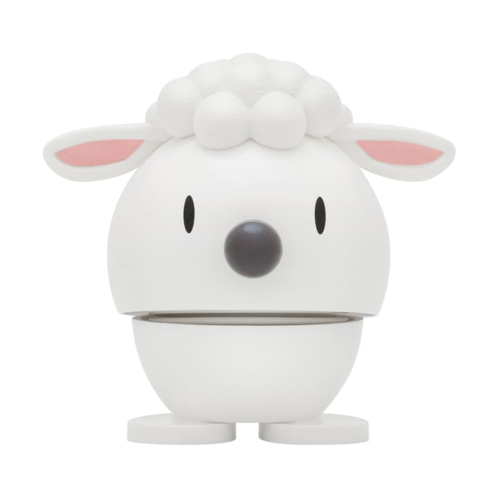 Figura Hoptimista Lambert 7,4 cm  - Branco - Hoptimist