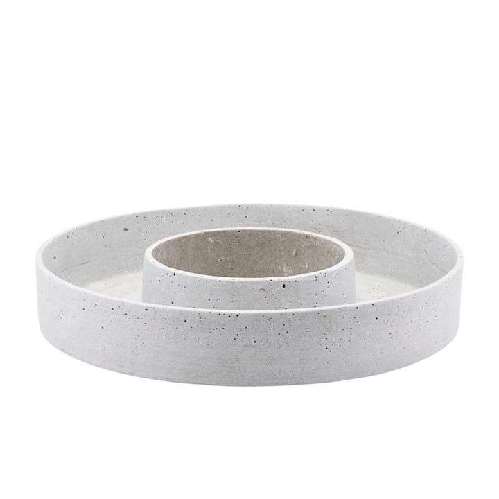 Castiçal Ring para velas de bloco, Concreto House Doctor