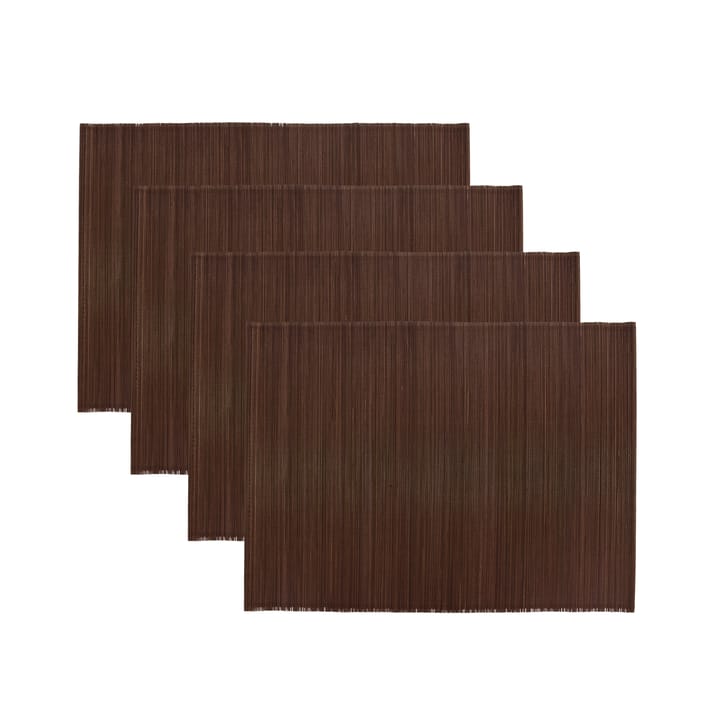 Individual de mesa Bamboo 33x45 cm, conjunto de 4 - brown - House Doctor