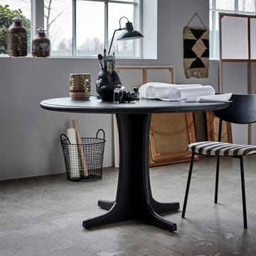 Mesa de jantar Shaker Ø120 cm - Preto - House Doctor