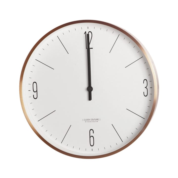 Relógio de parede Clock Couture - dourado-branco - House Doctor