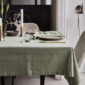 Toalha de mesa Real 140x240 cm - Verde-oliva - House Doctor