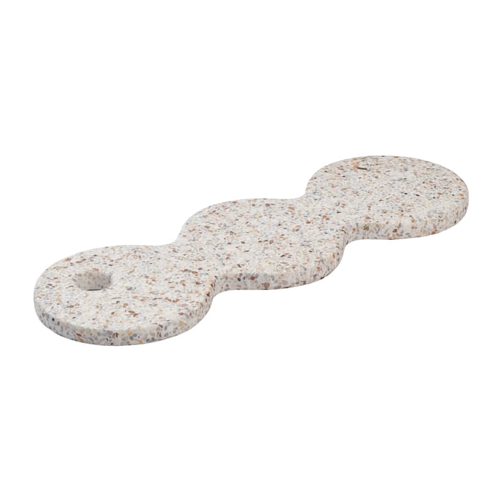 Bandeja Humdakin Terrazzo 40 cm - Vermelho/bege - Humdakin