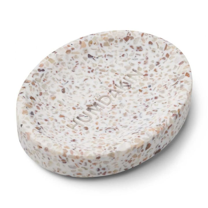 Saboneteira Humdakin Terrazzo 10x13 cm - White-brown - Humdakin