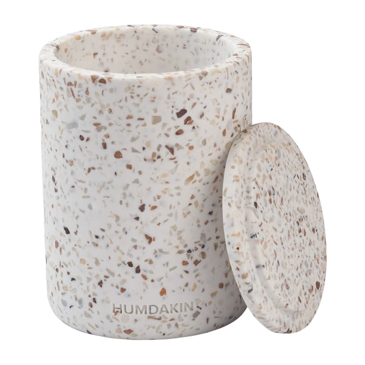 Vaso com tampa Humdakin Terrazzo Ø10 cm - Vermelho/bege - Humdakin