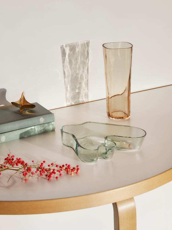 Alvar Aalto vaso Rio marrom - 180 mm - Iittala