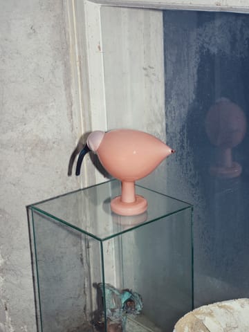 Birds by Toikka - Ibis rosa salmão - Iittala