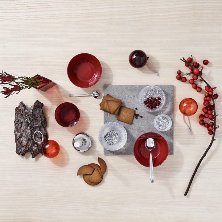 Bola de Natal Iittala vidro 80 mm 5 peças - Vermelho - Iittala