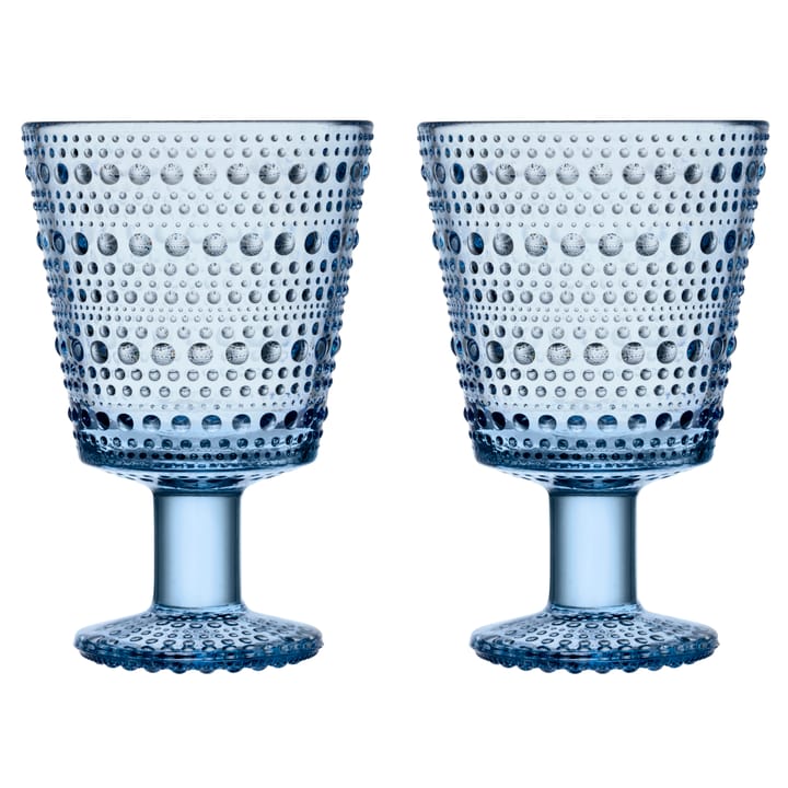 Copo com haste Kastehelmi 26 cl 2 un., Aqua Iittala